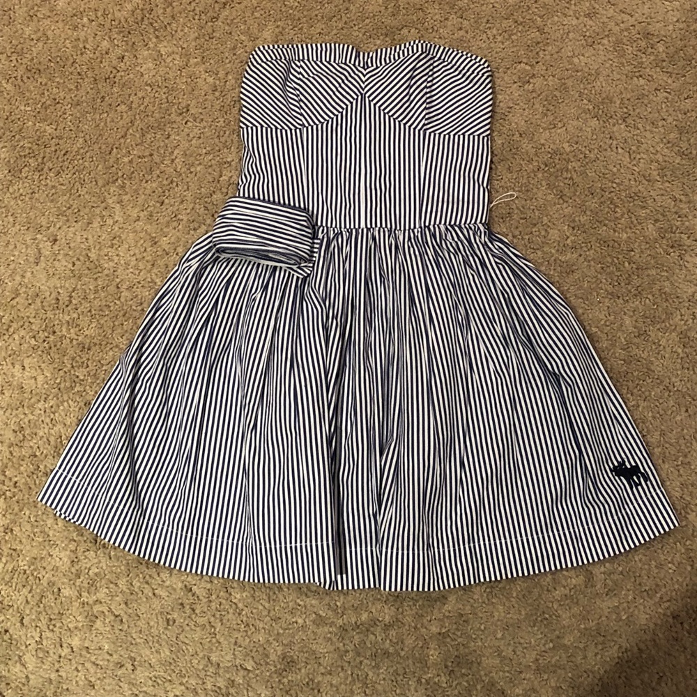 Blue and white Striped dress!